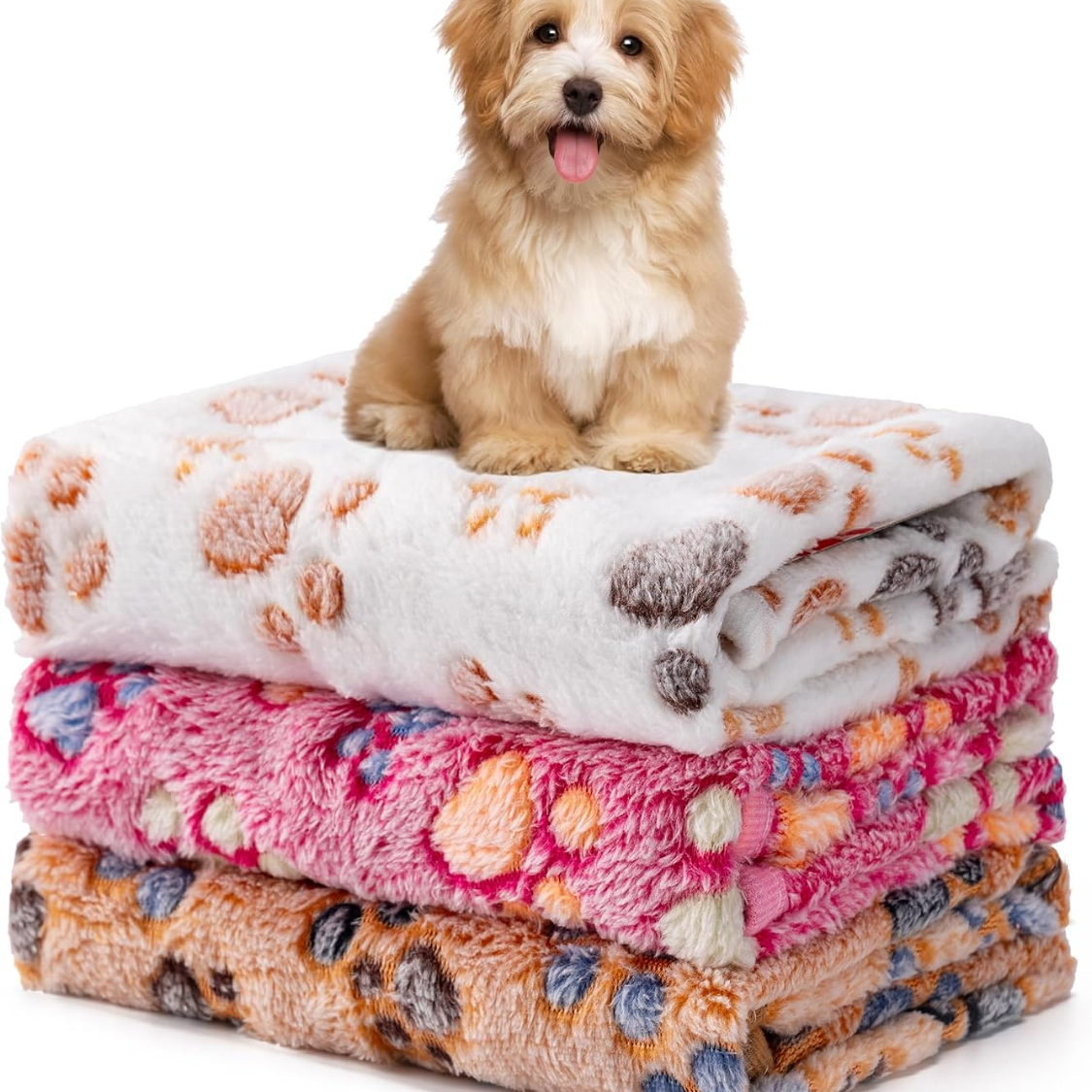 Fleece Blanket, 3 Pack