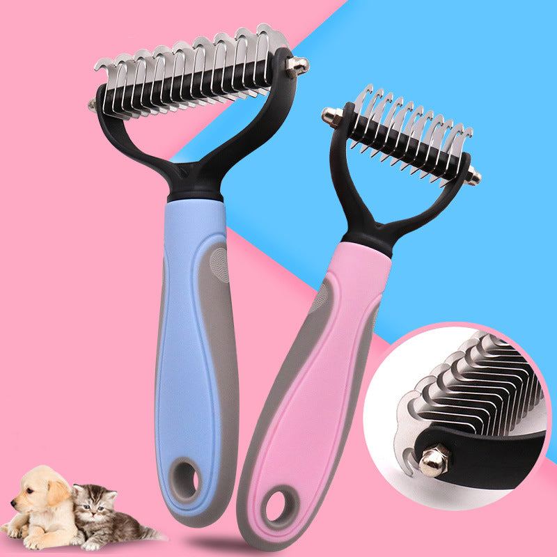 Double-Sided Dematting Brush
